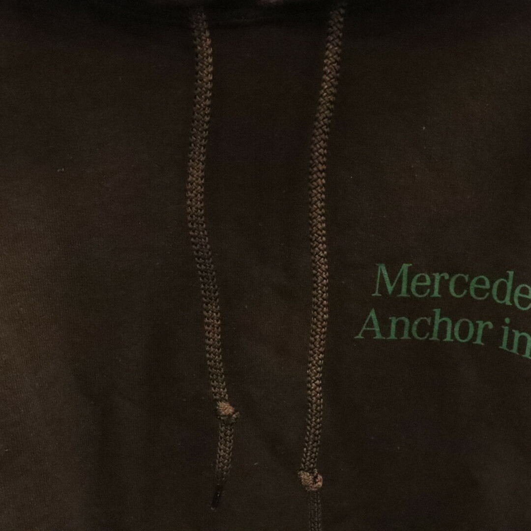 Mercedes Anchor Inc. メルセデスアンカーインク Hoodie Sweat ロゴプリント プルオーバーパーカー フーディースウェット ブラウン メンズのトップス(パーカー)の商品写真