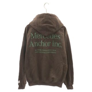 Mercedes Anchor Inc. メルセデスアンカーインク Hoodie Sweat ロゴプリント プルオーバーパーカー フーディースウェット ブラウン(パーカー)