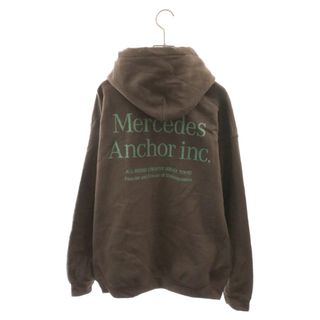 Mercedes Anchor Inc. メルセデスアンカーインク Hoodie Sweat ロゴプリント プルオーバーパーカー フーディースウェット ブラウン(パーカー)