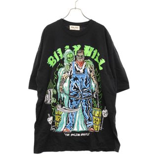 Warren Lotas ウォーレンロータス BILLY HILL THENUCLEAR APOSTLE TEE ビリーヒル プリントTシャツ 半袖カットソー ブラック(Tシャツ/カットソー(半袖/袖なし))