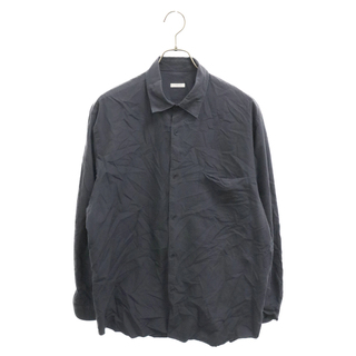 コモリ(COMOLI)のCOMOLI コモリ 21AW 新型 SAX SHIRT長袖サックスシャツ ブラック U03-02001(シャツ)