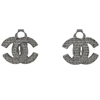 シャネル(CHANEL)のシャネル ココマーク イヤリング シルバーメッキ 【中古】(イヤリング)