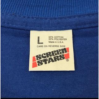 訳あり！デッドストック　SCREEN STARS T USA製 L ブルー(Tシャツ/カットソー(半袖/袖なし))