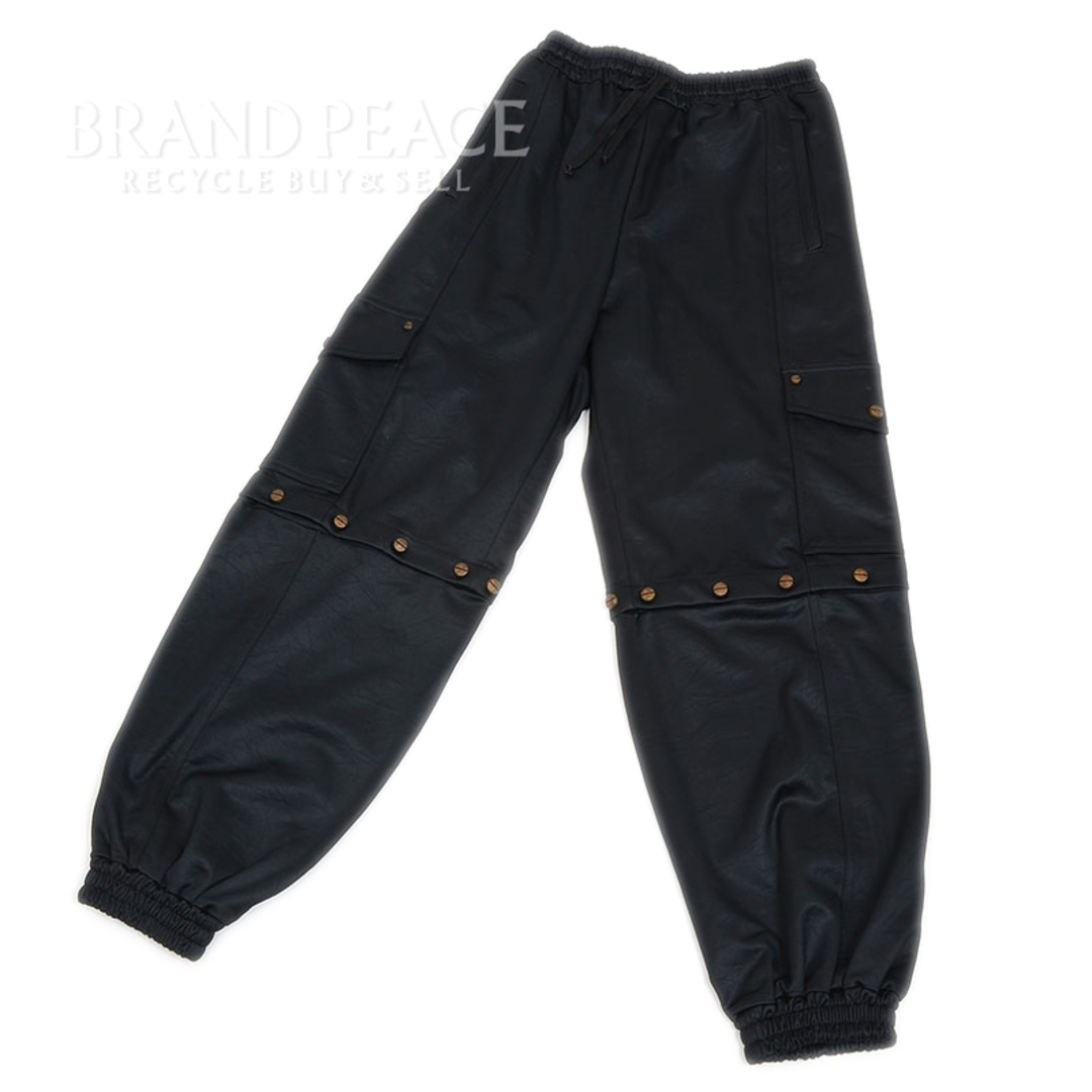GUCCI - グッチ 2WAY カーゴパンツ ブラック シワ加工 GUCCI - グッチ 2WAY カーゴパンツ ブラック シワ加工