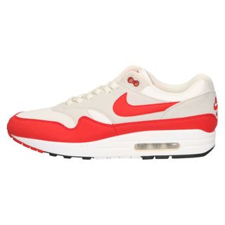 ナイキ(NIKE)のNIKE ナイキ AIR MAX 1 ANNIVERSARY エアマックス1 ローカットスニーカー レッド/ホワイト US12/30cm 908375-103(スニーカー)