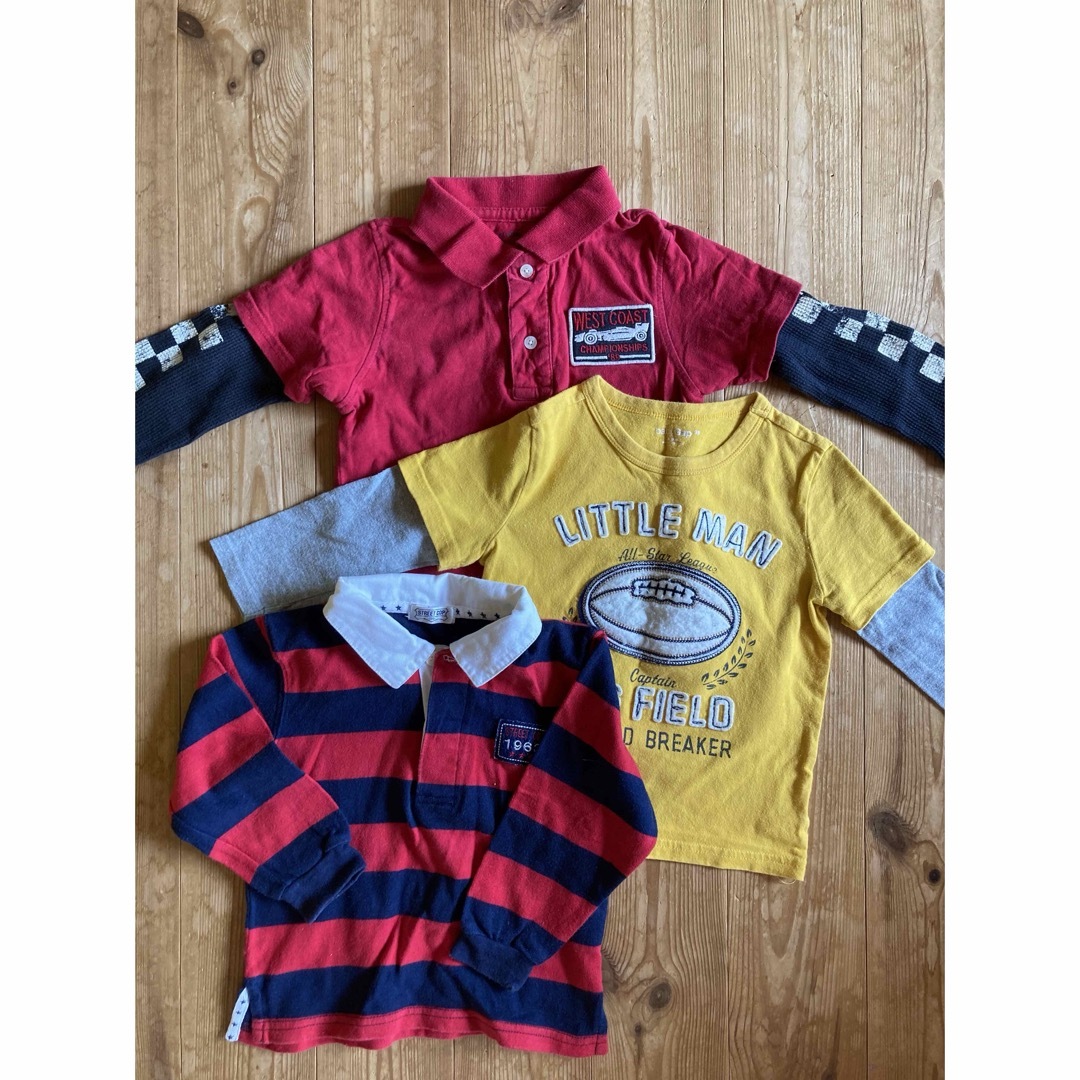 babyGAP(ベビーギャップ)の長袖　カットソー　まとめて キッズ/ベビー/マタニティのキッズ服男の子用(90cm~)(Tシャツ/カットソー)の商品写真