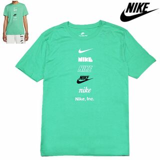 NIKE - 新品 Lサイズ ナイキ ロゴ スウッシュ プリント 半袖 メンズ Tシャツ