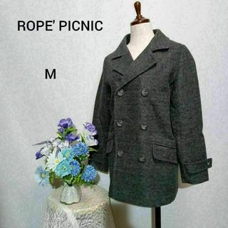 ロペピクニック(Rope' Picnic)のロペピクニック　極上美品　ピーコート　Мサイズ　グレー色系(ピーコート)