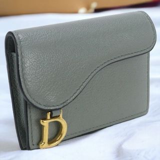 クリスチャンディオール(Christian Dior)のクリスチャンディオール Christian Dior カードケース レディース S5611 CCEH M41G サドル フラップ カードホルダー(名刺入れ/定期入れ)