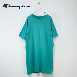 チャンピオン(Champion)のChampion 80-90s USA製 青刺繍タグ Tee ターコイズ XL(Tシャツ/カットソー(半袖/袖なし))