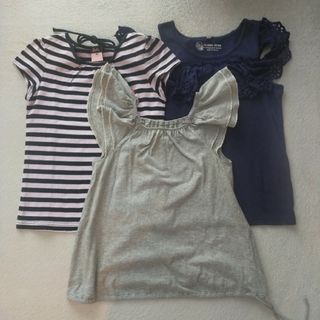 ジルスチュアート(JILLSTUART)の女の子 半袖Tシャツ 3点セット 夏服 サイズ140 バービー グローバルワーク(Tシャツ/カットソー)