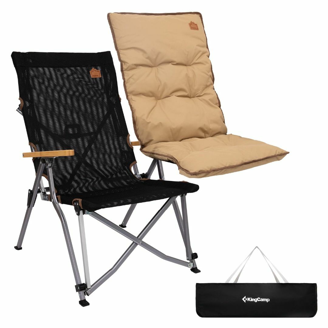 【数量限定】KingCamp アウトドア チェア 4段階調整 キャンプ椅子 折り スポーツ/アウトドアのアウトドア(テーブル/チェア)の商品写真