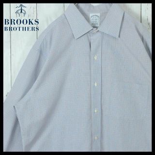 ブルックスブラザース(Brooks Brothers)の【希少】ブルックスブラザーズ シャツ チェック 長袖 L 16-32 入手困難(シャツ)