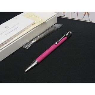 ■極美品■ GRAF VON FABER-CASTELL ファーバーカステル ギロシュ ツイスト式ボールペン 筆記用具 ステーショナリー ピンク系 AV8868(ペン/マーカー)