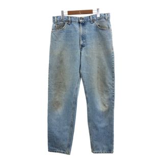 リーバイス(Levi's)の90年代 USA製 Levi's リーバイス 550 デニムパンツ ブルー (メンズ W34 L30) 中古 古着 Q7249(デニム/ジーンズ)