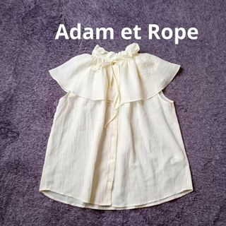 アダムエロぺ(Adam et Rope')のAdam et Rope 2way フリルブラウス ノースリーブ(シャツ/ブラウス(半袖/袖なし))