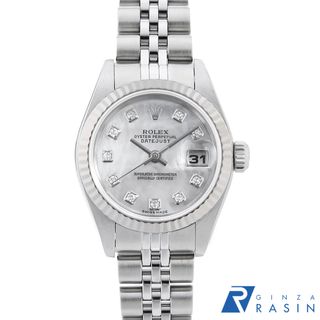 ロレックス(ROLEX)のロレックス デイトジャスト 79174NG ホワイトシェル F番 レディース 中古 腕時計(腕時計)