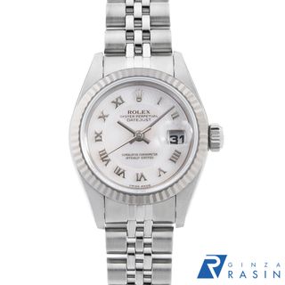 ロレックス(ROLEX)のロレックス デイトジャスト 79174NRD ピンクシェル ミリヤードローマ Y番 レディース 中古 腕時計(腕時計)