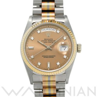 ロレックス(ROLEX)の中古 ロレックス ROLEX 18039ABIC 95番台(1986年頃製造) シャンパン /ダイヤモンド メンズ 腕時計(腕時計(アナログ))