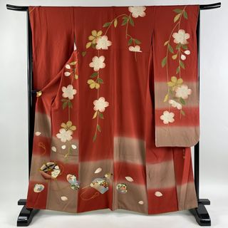 振袖 身丈164cm 裄丈66cm 正絹 美品 名品 【中古】(着物)