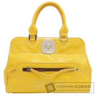 ロンシャン(LONGCHAMP)のLongchamp ロゴ トートバッグ エナメル レディース(トートバッグ)