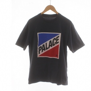 パレス Palace Tシャツ カットソー 半袖 プリント ロゴ 紺 グレー(Tシャツ/カットソー(半袖/袖なし))