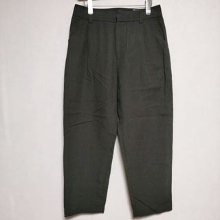 マーガレットハウエル(MARGARET HOWELL)のMARGARET HOWELL 578-2143010 LINEN TROUSER 定価35200円 パンツ 2022 チャコールグレー レディース マーガレットハウエル【中古】4-0509M∞(その他)