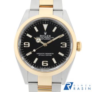 ロレックス(ROLEX)のロレックス エクスプローラーI 124273 ブラック ランダム番 メンズ 中古 腕時計(腕時計(アナログ))