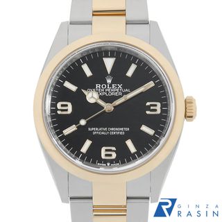 ロレックス(ROLEX)のロレックス エクスプローラーI 124273 ブラック ランダム番 メンズ 中古 腕時計(腕時計(アナログ))