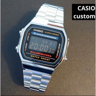 カシオ(CASIO)の【新品】CASIO チープカシオ 液晶反転 カスタム カシオ デジタル 腕時計(腕時計(デジタル))