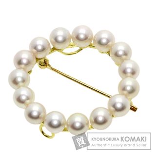 SELECT JEWELRY アコヤパール 真珠 ブローチ K18YG レディース