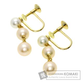 MIKIMOTO - MIKIMOTO ペルリータ ミキモト パール 真珠 イヤリング K18YG レディース