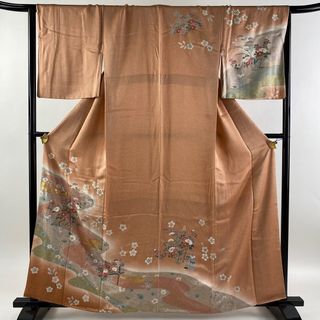 訪問着 身丈162cm 裄丈66cm 正絹 美品 秀品 【中古】(着物)