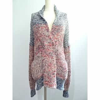 イザベルマラン(Isabel Marant)の【美品】ISABEL MARANTイザベルマランカーディガンコットントリコロール(カーディガン)