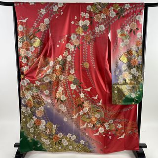 振袖 身丈167cm 裄丈63cm 正絹 名品 【中古】(着物)