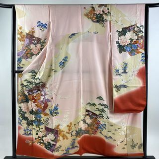 振袖 身丈155cm 裄丈64cm 正絹 秀品 【中古】(着物)