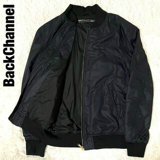 Back Channel - バックチャンネル　MA-1 ブラック　XL ブルゾン　ナイロン　ボンバー