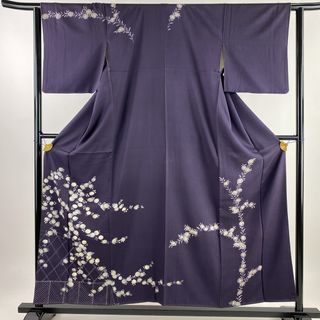 訪問着 身丈156.5cm 裄丈63cm 正絹 秀品 【中古】(着物)