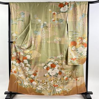 振袖 身丈160cm 裄丈67cm 正絹 美品 名品 【中古】(着物)