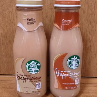 スターバックス(Starbucks)の新品　スターバックスコーヒー　フラペチーノ キャラメル　バニラ　コーヒー　大瓶(コーヒー)