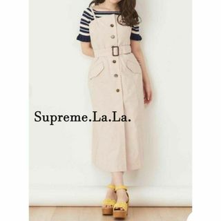 シュープリームララ(Supreme.La.La.)の[タグつき] シュープリームララ ワンピース ノースリーブ ジャンパースカート(ロングワンピース/マキシワンピース)