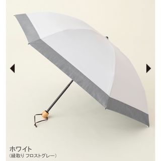 サンバリア100 三段折　ホワイト(傘)