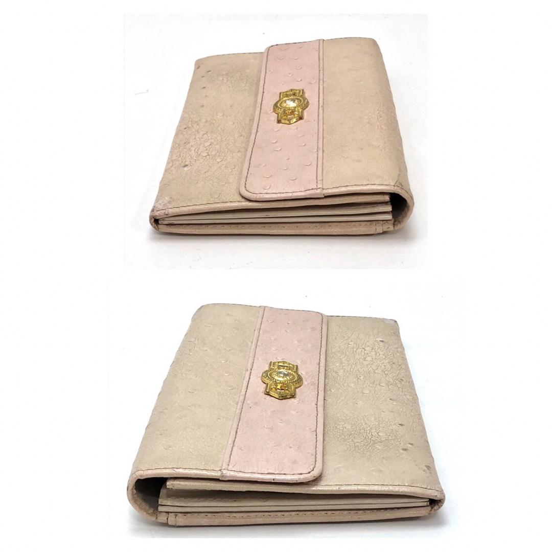 VERSACE(ヴェルサーチ)のヴェルサーチ　ピンクベージュ　財布　18684121 レディースのファッション小物(財布)の商品写真