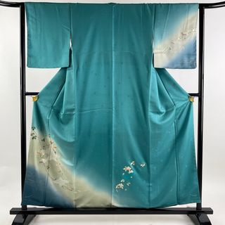 訪問着 身丈158cm 裄丈63cm 正絹 名品 【中古】(着物)