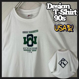 激レア USA製 90s Tシャツ シングルステッチ 両面プリント ビックサイズ