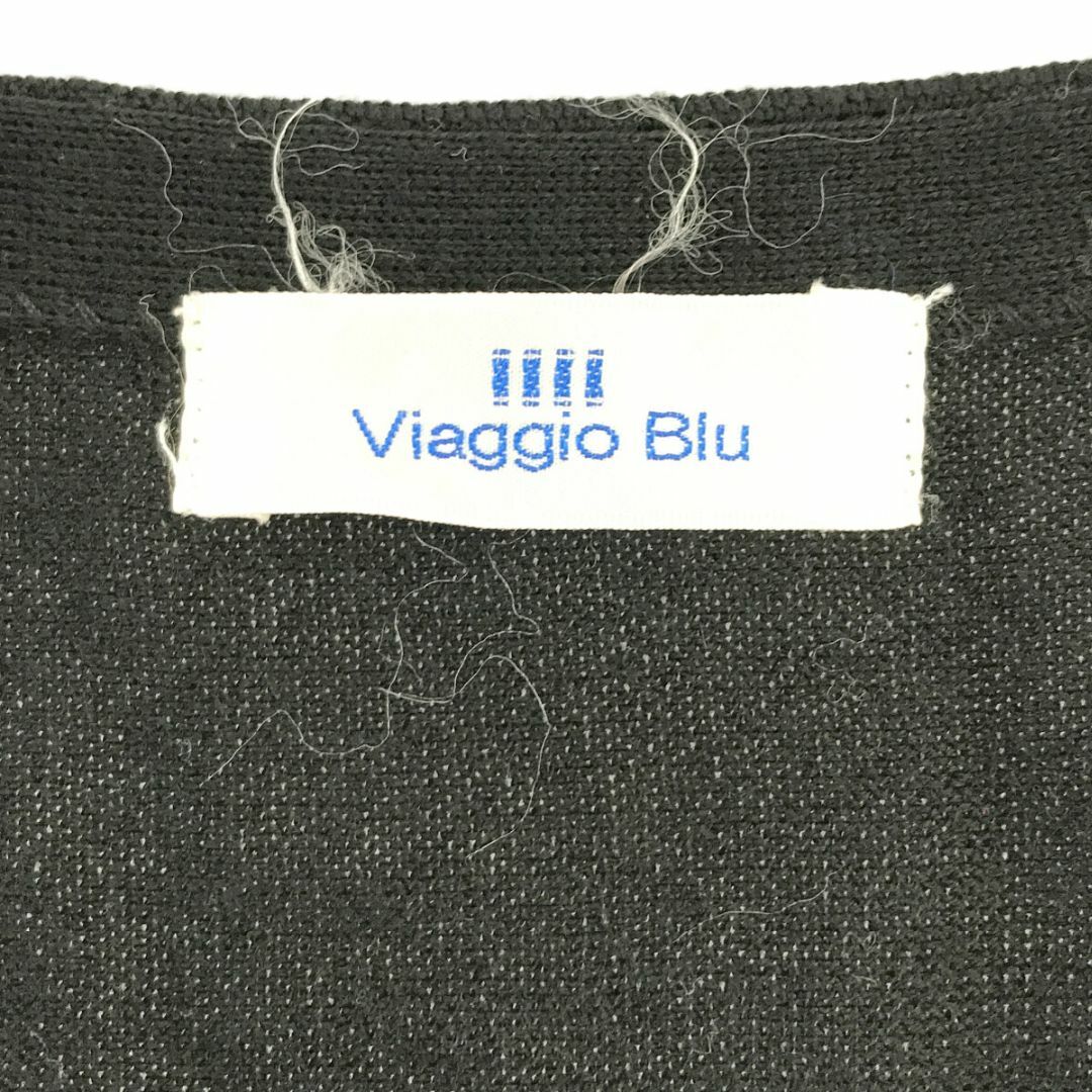 VIAGGIO BLU(ビアッジョブルー)のViaggio Blu ビアッジョブルー ニット ワンピース ひざ丈 長袖 レディースのワンピース(ひざ丈ワンピース)の商品写真