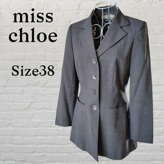 ミスクロエ(MISS CHLOE)のMissChloé　ミスクロエ　ジャケット　グレー　サイズ38(テーラードジャケット)