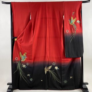 振袖 身丈168cm 裄丈67cm 正絹 秀品 【中古】(着物)