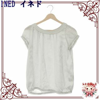 INED - INED イネド カットソー Tシャツ トップス フレンチスリーブ クルーネック