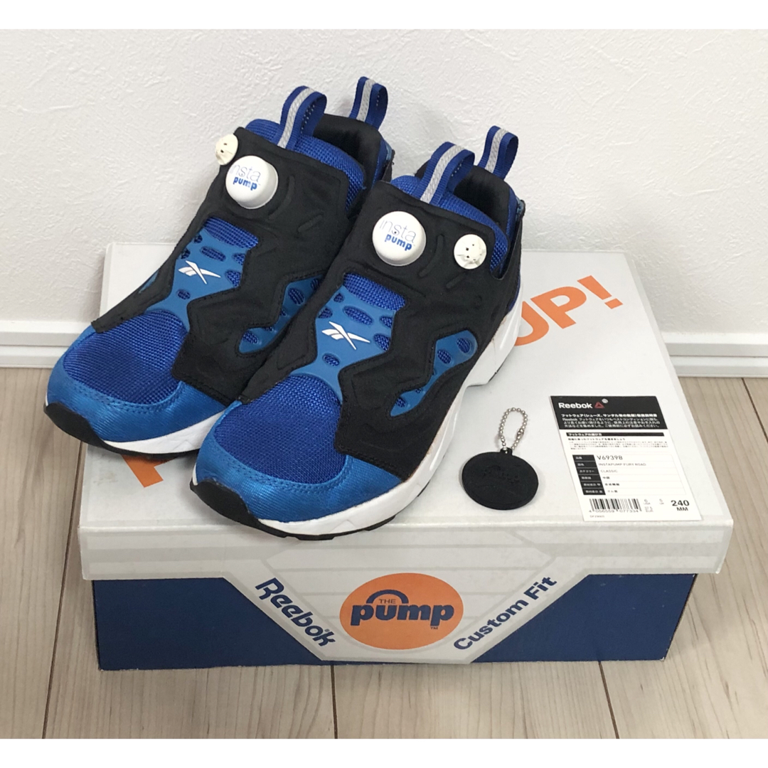 Reebok(リーボック)の24cm 良品 REEBOK INSTA PUMP FURY ROAD 青 og レディースの靴/シューズ(スニーカー)の商品写真